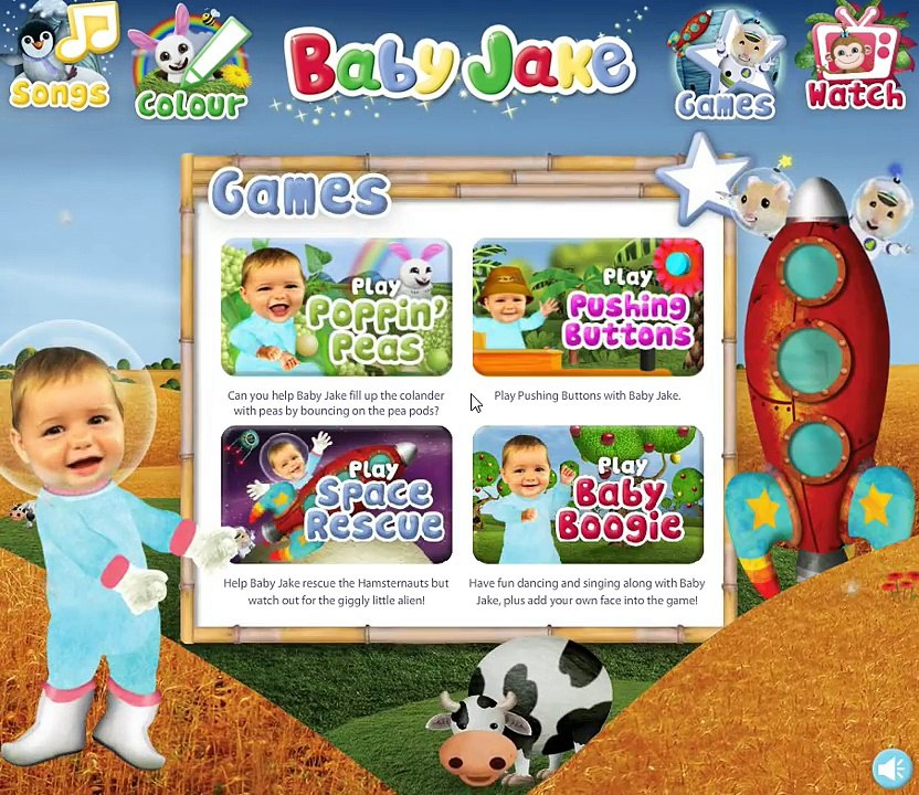 Baby Jake Space Rescue - Pushing Buttons - Baby Boogie Games!! Baby Jake Cbeebies