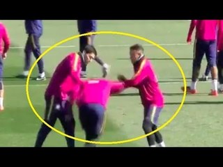 Messi Suarez Neymar craziest fights with each other