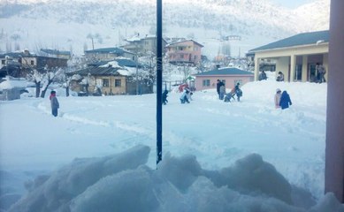 Yurttan kar manzaraları