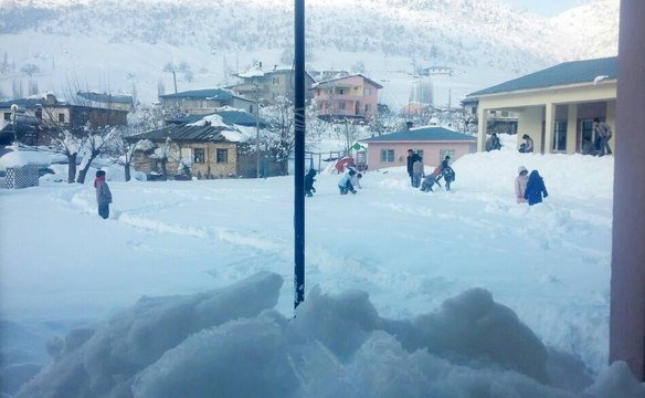 Yurttan kar manzaraları