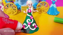 Lots PLAY DOH Sparkle dresses Disney Princess Magiclip dolls Elsa Anna Ariel Cinderella dress