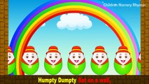 Humpty Dumpty Nursery Rhyme with Full Lyrics New HD | Cartoon Animated Nursery Rhymes for Kids