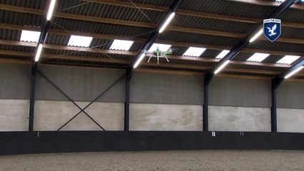 Las rapaces de la startup Guard From Above cazan drones