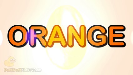 Learn Colors Colours with Animated 3D Giant Rainbow Eggs for Children Kids Surpri Duck Duck KidsTV