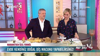 Evde kendiniz doğal diş macunu yapabilirsiniz! Maranki'den özel tarif...
