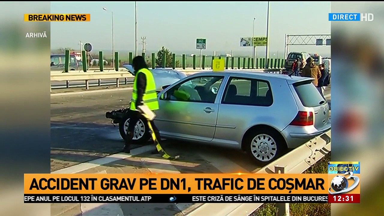 Grav accident de circulație pe DN1