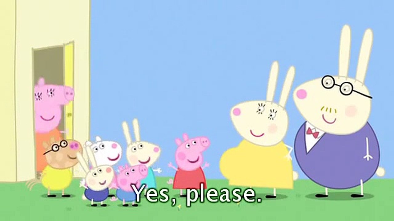 Peppa Pig Mummy Rabbit's Bump with subtitles - Dailymotion Video