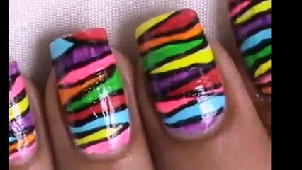 Water Marble Nail Art (Gorgeous and easy rainbow water marble)_Inspired Water Marble Nail Art Tutorial