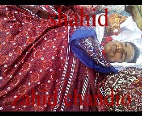 master manzoor with shaheed zahid chandio