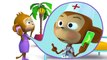 Children's Songs Cartoons - Five Little Monkeys! - Kids Music & Nursery Rhymes