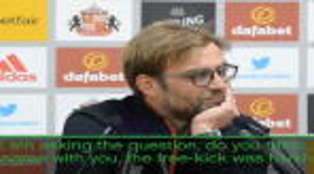 Klopp rants at penalty questions