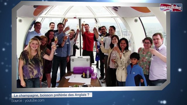 Le champagne, boisson préférée des Anglais ?