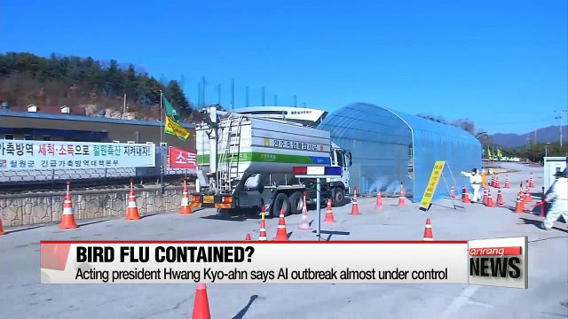 Acting President says AI outbreak almost under control