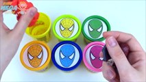 Spiderman Superheroes Learn Colours Play-Doh Surprise Toys MARVEL Lego Minecraft Fun for Kids