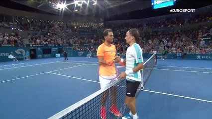 2017 Brisbane R1 Rafael Nadal vs. Alexandr Dolgopolov / Highlights