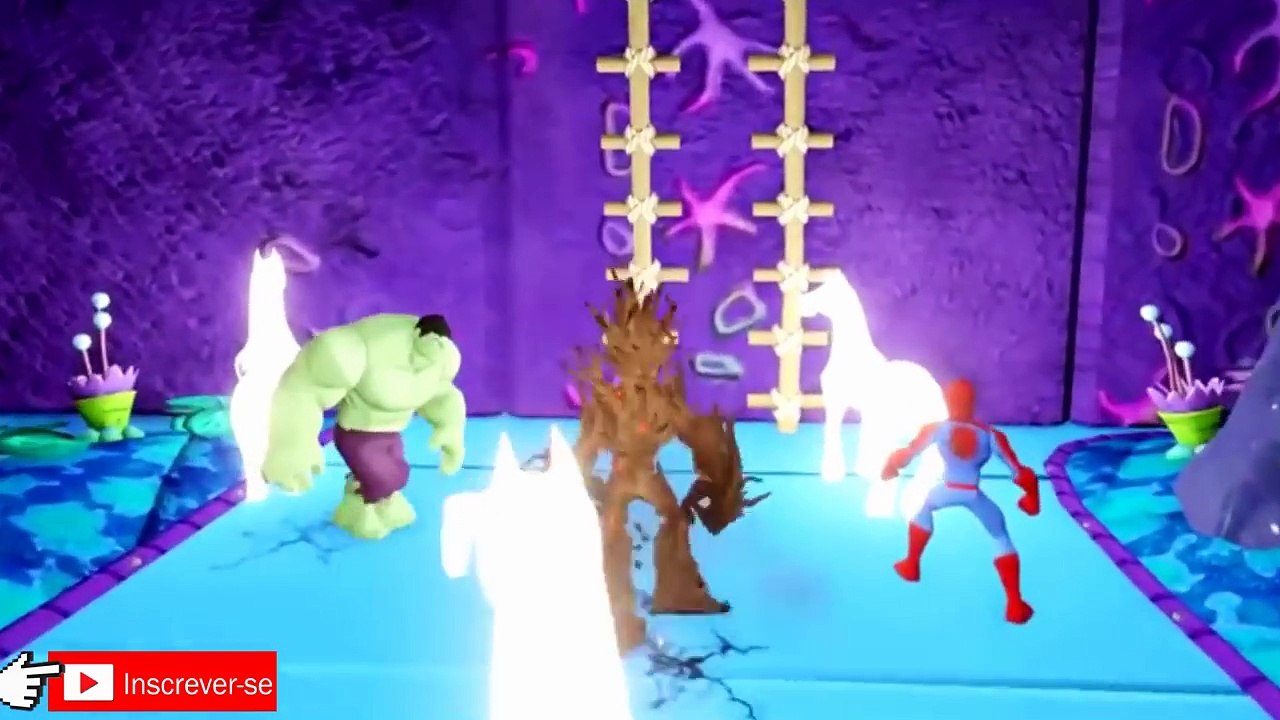 Homem Aranha Desenho Animado Em Portugues vs Groot vs hulk, homem aranha vs homem de ferro