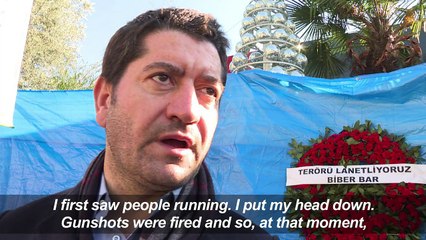 People pay respects at scene of Istanbul nightclub attack