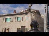 Amatrice (RI) - Terremoto, demolizione case a San Cipriano (03.01.17)