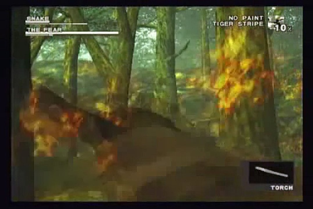 Metal Gear Solid 3 - Tuer The Fear avec une torche