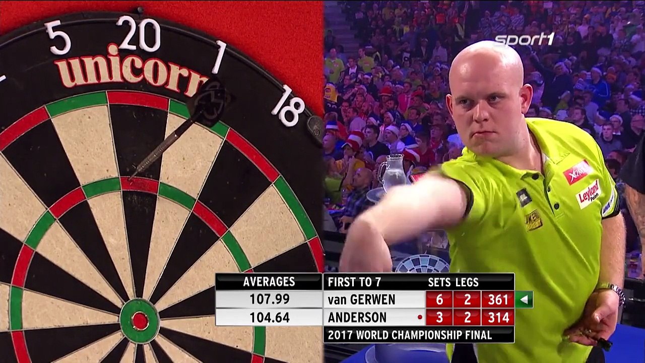 van Gerwen vs Anderson  Highlights - Final - Darts - PDC World Championship HD