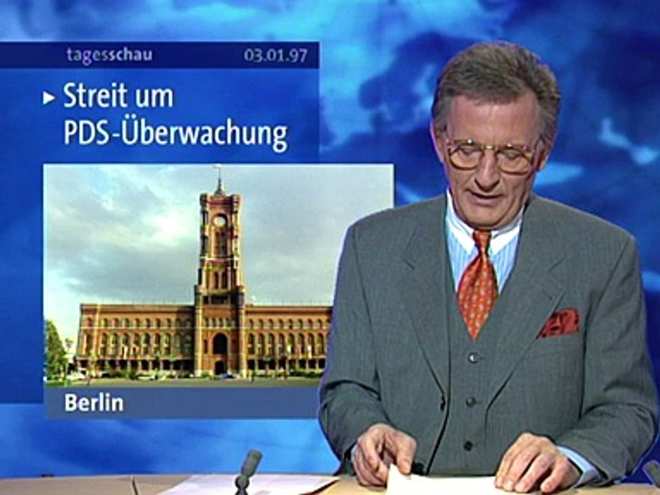 Tagesschau | 03. Januar 1997 20:00 Uhr (mit Joachim Brauner) | Das Erste