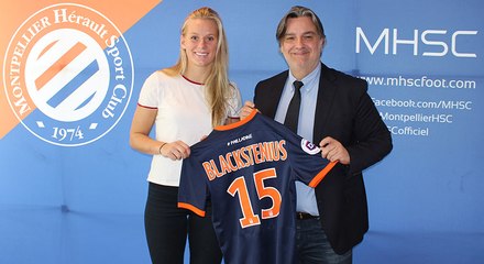 Les premiers pas de Stina Blackstenius au MHSC