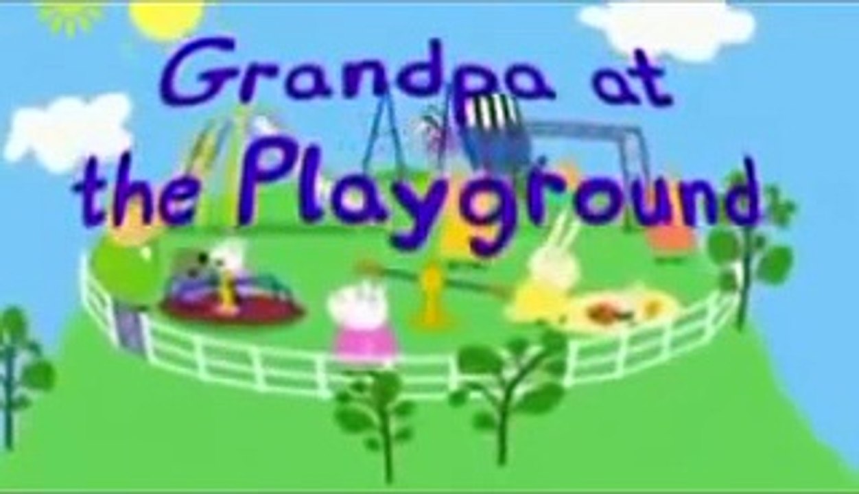 Πέππα το γουρουνάκι Ο Παππούς στην παιδική χαρά pepapig greek new