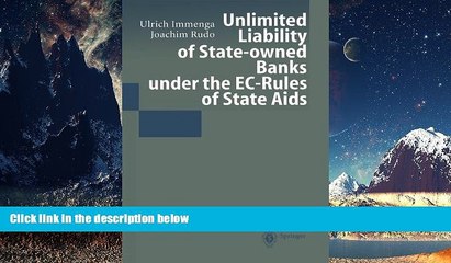 Audiobook  Unlimited Liability of State-owned Banks under the EC-Rules of State Aids Ulrich