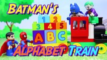 Duplo Lego Superhero Learning Train Batman and Superman Can't Spell and Spiderman Counts with Joker-vdZSyB6TSnY