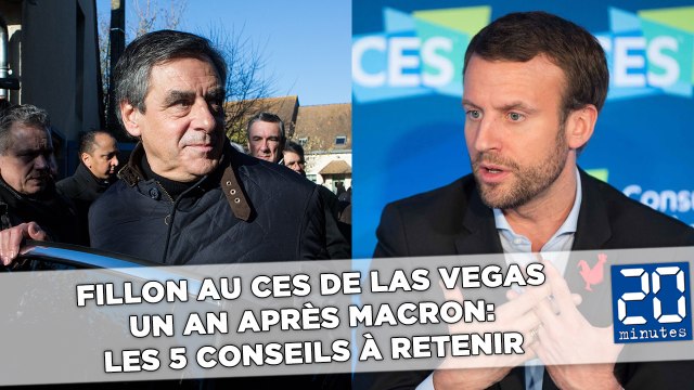 Fillon au CES de Las Vegas un an après Macron: Les 5 conseils à retenir
