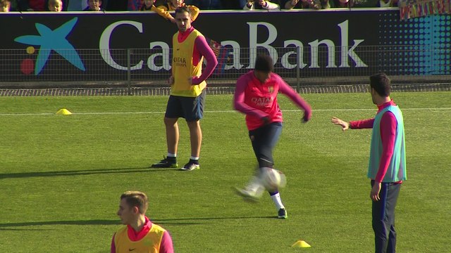 Baño de masas del Barça para arrancar el año