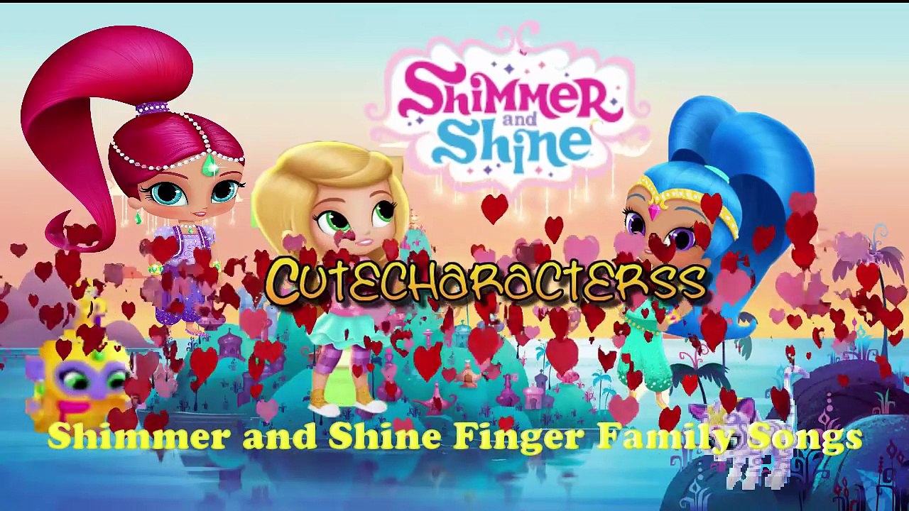 Shimmer and Shine Finger Family Songs Nursery Rhymes