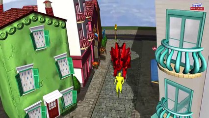 colors elsa gorilla dinosaur animals 3d finger family - colors hulk and spiderman finger family song