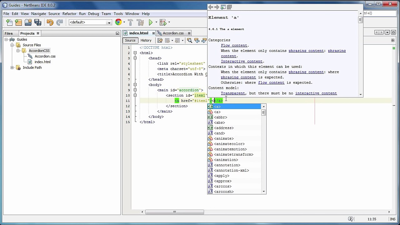 Simple Accordion Menu Using HTML And CSS Only!