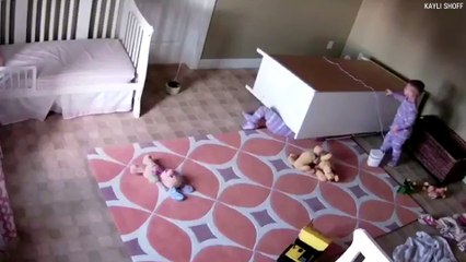 Two-Year-Old Saves Twin Brother After Dresser Falls On Him
