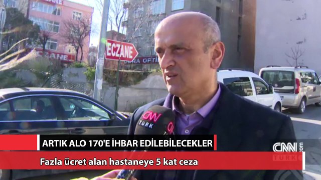Fazla ücret alan hastaneye 5 kat ceza