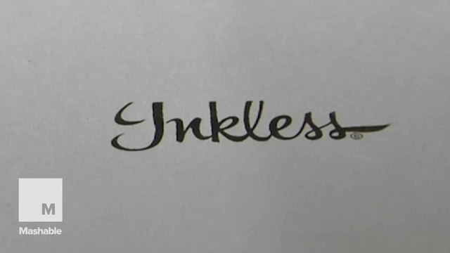 This revolutionary printer doesn't use any ink to print