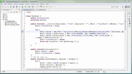 Create a PHP OOP PDO Database Class Video Tutorial (1/4)