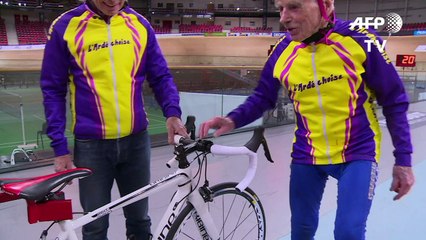 Cycling: French cyclist sets the pace -- at 105