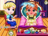 Baby Anna Flu Caring - Disney Princess Frozen Games Movie