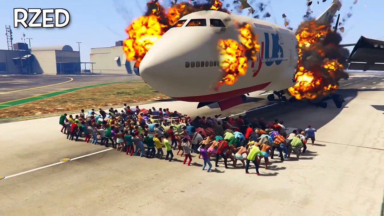 CAN 100+ PEOPLE STOP THE PLANE IN GTA 5