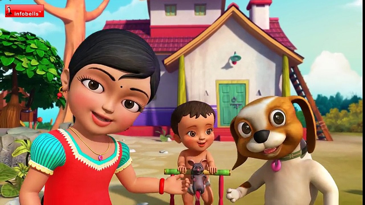 தள்ளுவண்டி தள்ளியே - Tamil Rhymes & Baby Song for Children - Infobells