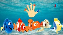 FROZEN vs FINDING NEMO TOYS Finger Family Collection Nursery Rhymes For Kids