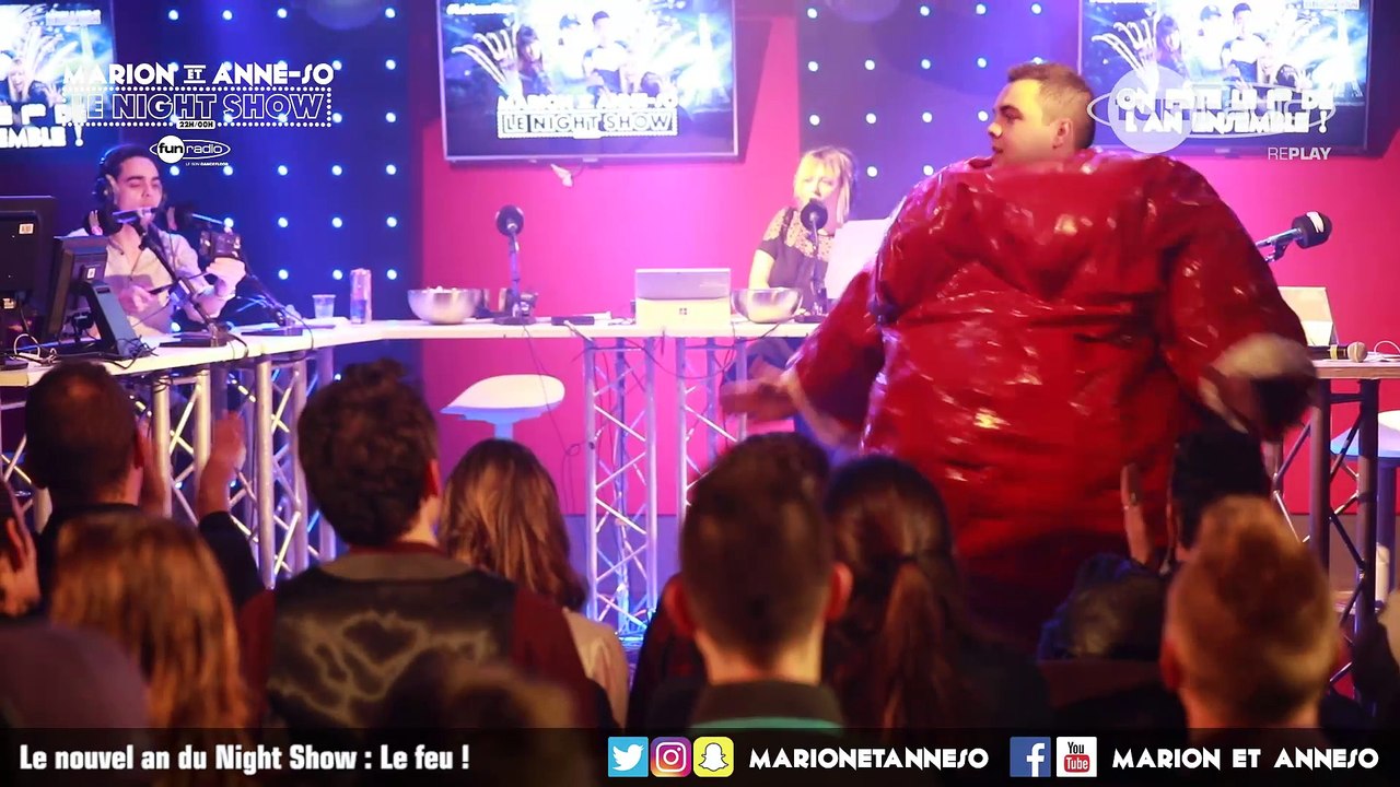 Le Nouvel an du Night Show : Le feu ! - Marion et Anne-So