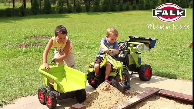 Toy pedal tractor Claas Axos by Falk Toys, item 1010W