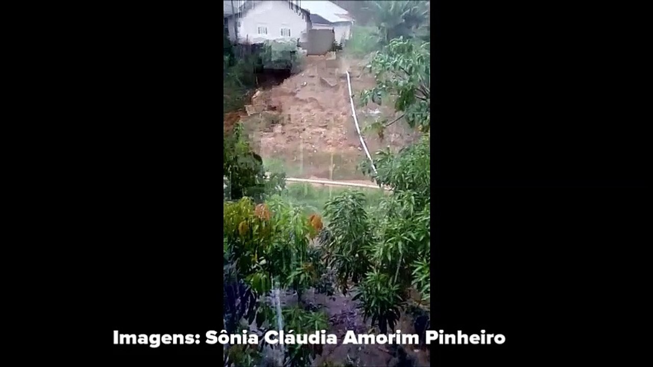 Chuva de granizo na Região Serrana do ES