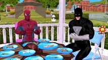 Hulk Spiderman Fishing | Venom Attack SuperHero Vs Venom | Eating Contest Epic Party Nursery Rhymes