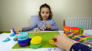 DIY Play Doh Rainbow Frozen Castle for Disney Princesses Elsa and  Anna Doll toys-N3Aq29uyl2E