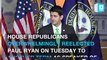 Paul Ryan easily reelected as House Speaker