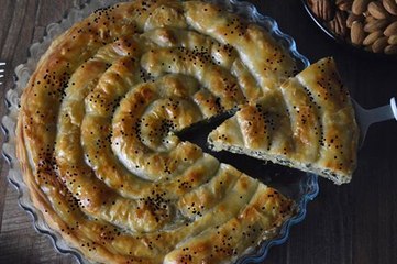 Börek , Böreği , Byrek , Burek , Lakror , Bourekas , Burricche ,Çibörek , Brik , Byorek .